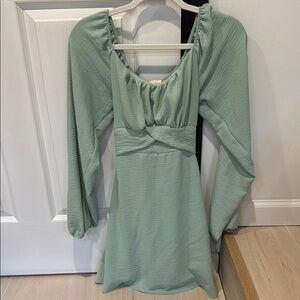 Altar'd State Mint Green Blouse